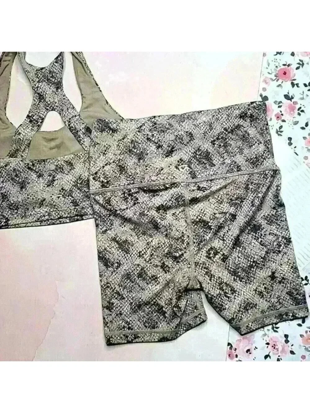 Gap Fit Snakeskin Bike Shorts